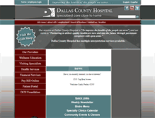 Tablet Screenshot of dallascohospital.org
